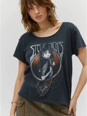 Daydreamer Stevie Nicks Scoop Neck Tee Size XS Fleetwood Mac Boho Gypsy